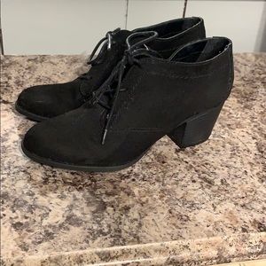High heel booties